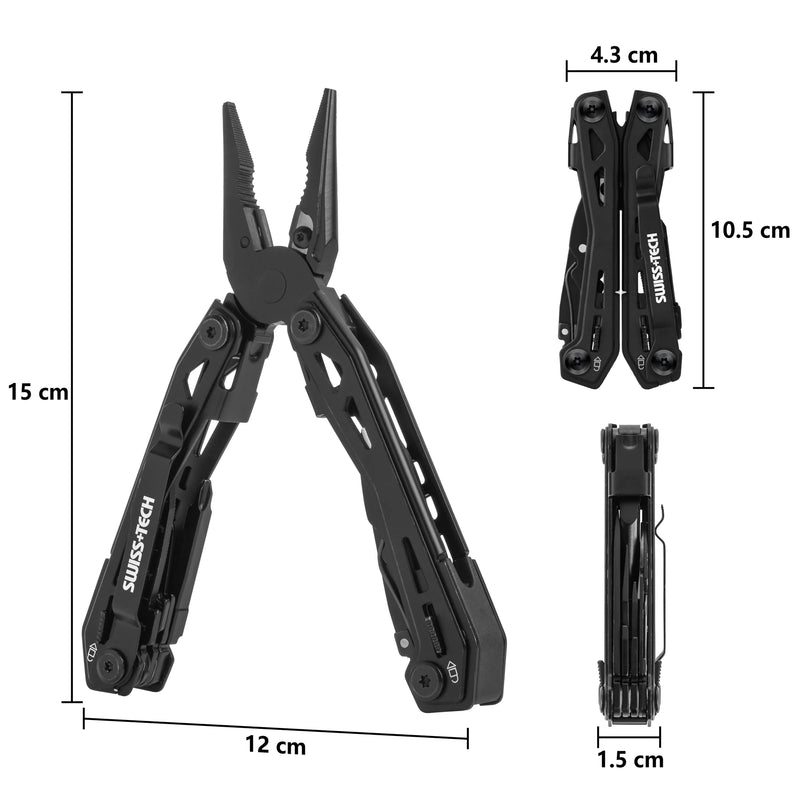 Alicate Canivete Multitool Swiss Tech 16 Funções