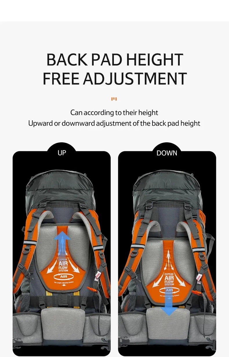Mochila Discovery 70 litros + 5 Naturehike
